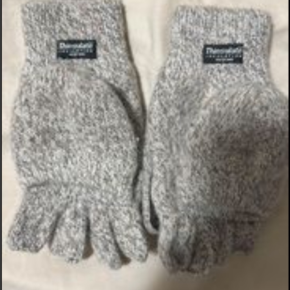 Convertible Winter Mittens to Gloves - Warm Wool Insulated
